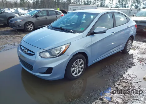 2013 Hyundai Accent Gls z USA, uszkodzony, nr VIN KMHCT4AE9DU400543